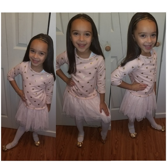 COPY - OSHKOSH B'GOSH PINK HEART TUTU DRESS SIZE 5T - Picture 6 of 8